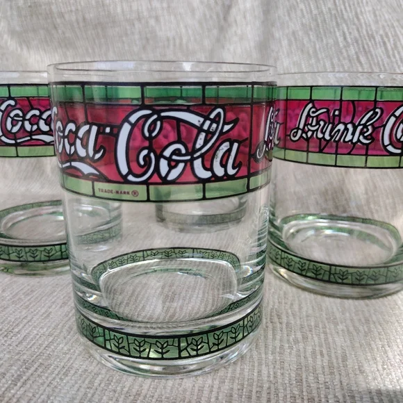 Vintage Coca-Cola Glasses Set Of 4 - Picture 1 of 9